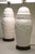 1960s 1960s XL Matched Pair Relief Cream Crackle Glazed Porcelain Ceramic Lamps Majolica Italy - a Pair For Sale - Image 5 of 11