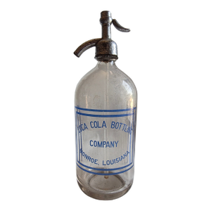 Antique Coca-Cola Seltzer Bottle From Monroe Louisiana