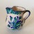 Ceramic Spanish Fajalauza Majolica Hand Painted Large Creamer Pitcher For Sale - Image 7 of 17