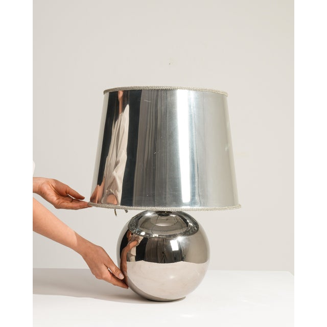Mid 20th Century Modern Glass Table Lamp, Antique, France, 20th Century For Sale - Image 5 of 13