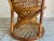Vintage Italian Peacock Wicker Armchair, 1960s For Sale - Image 13 of 15