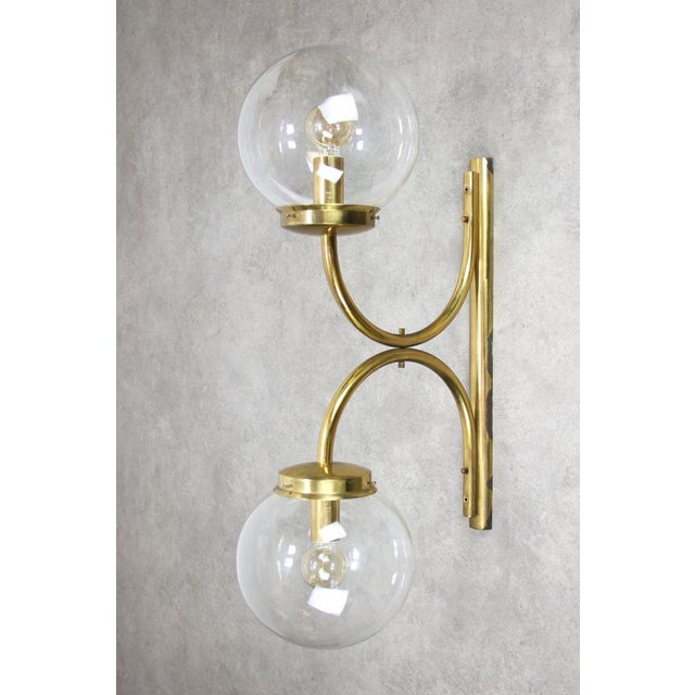 Large Mid-Century Italian Brass Wall or Ceiling Lamp, 1960s For Sale - Image 16 of 16