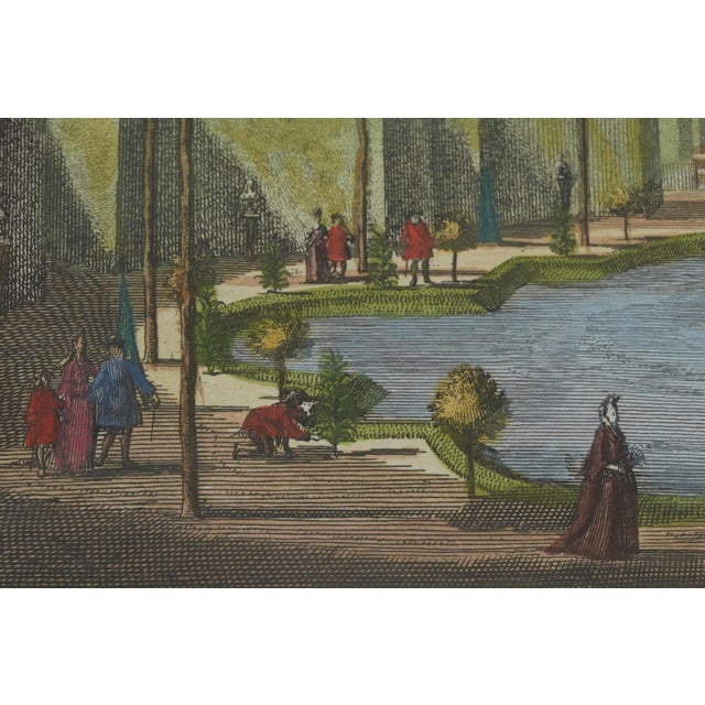 Printmaking Materials Set of 4 Carl Remshant 18th Century Colored Etchings For Sale - Image 7 of 12