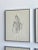 1970s Vintage Quartet of Graphite on Paper Shirt Illustrations, a Set, Circa 1978 For Sale - Image 5 of 17