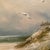 Mid-Century Coastal Dune Seascape Oil Painting in Substantial Wood Frame - Signed Lionel For Sale - Image 10 of 12