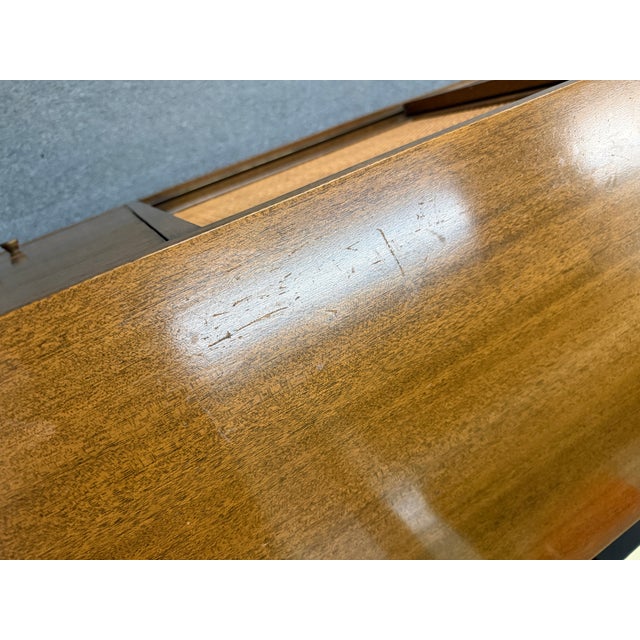 Harvey Probber Mahogany + Caned Door Credenza C1950s For Sale - Image 16 of 17