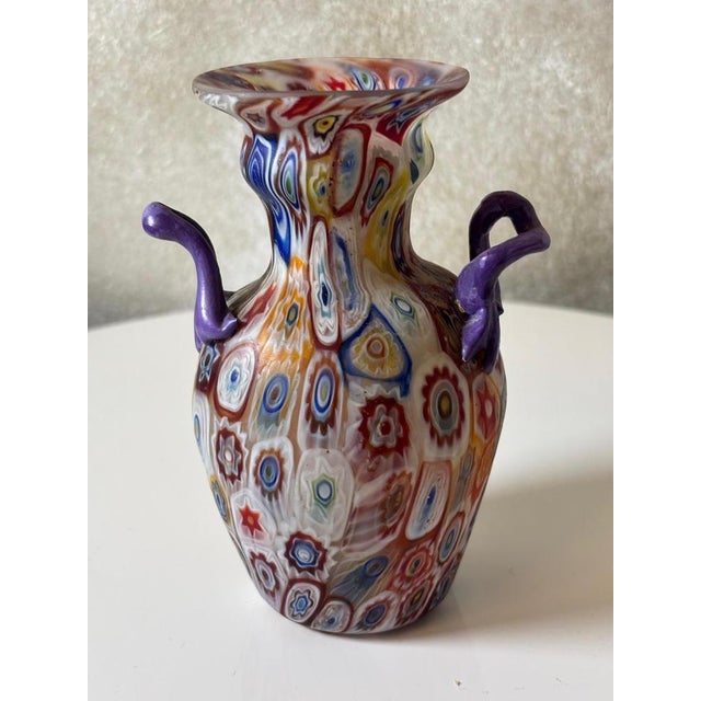 Vintage Vase in Murano Glass from Fratelli Toso, 1920 For Sale - Image 12 of 12