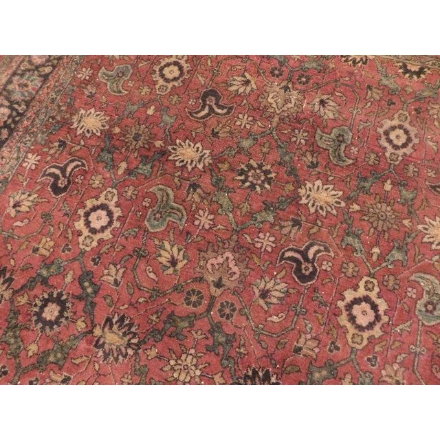 Textile 1940s Vintage Persian Hamedan Rug-8′4″ × 11′8″ For Sale - Image 7 of 13