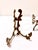 Brass Vintage Mid Century Hollywood Regency Brass Easels, Set of 3 For Sale - Image 8 of 12