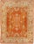 Textile Late 19th Century Orange Antique Turkish Oushak Wool Rug Handmade With Medallion Design For Sale - Image 7 of 7