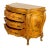 Wood Antique 19th Century Italian Venetian Rococo Hand Painted Bombe Commode 1820 For Sale - Image 7 of 12