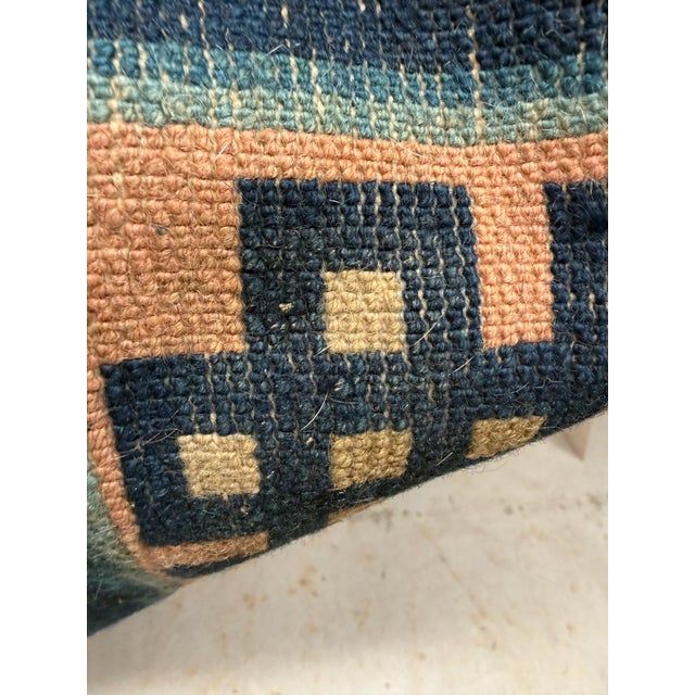 12 X 9 Antique Chinese Art Deco Chinoiserie Peking Rug Geometric Medallion For Sale - Image 15 of 15