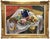 Post Impressionist 20th C. Post Impressionist Style Still Life Signed Oil Painting Kettle W/ Fruit For Sale - Image 3 of 8