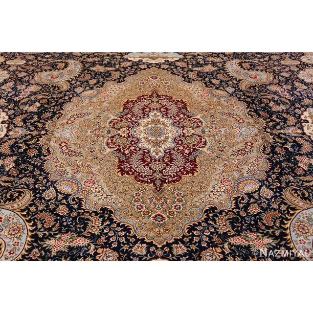 Chinese Modern Animal Motif Silk Chinese Area Rug For Sale - Image 3 of 12