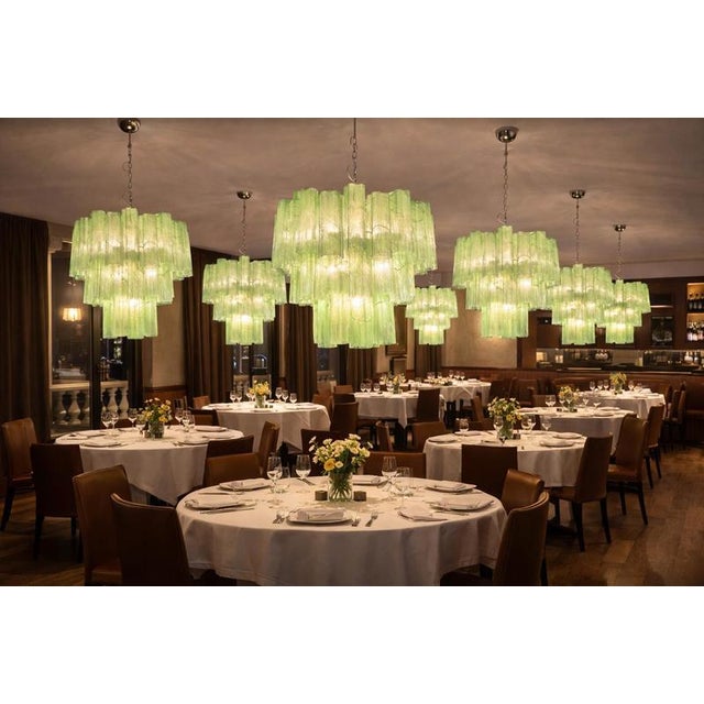 Italian Chandeliers in Murano Glass, 1990, Set of 2 For Sale - Image 15 of 18