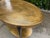 Vintage Gold and Black Oval Bar Cart on Brass Casters For Sale - Image 9 of 12