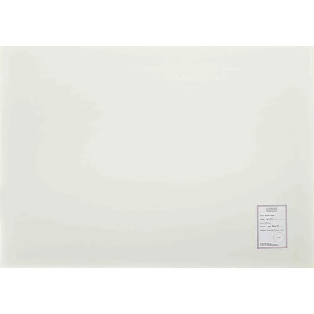 Landscape is a very colorful artwork realized by Martine Goyens in the late 20th Century. Lithograph print, unique edition...