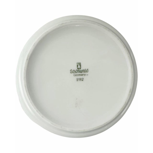 Vintage Ciga Hotels Italy Schönwald Germany Porcelain Ashtray Compagnia Alberghi For Sale - Image 4 of 10