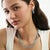 52.42 Ct Certified Natural Blue Topaz Tennis Necklace & Drop Earrings Set, 3 Pieces For Sale - Image 4 of 17
