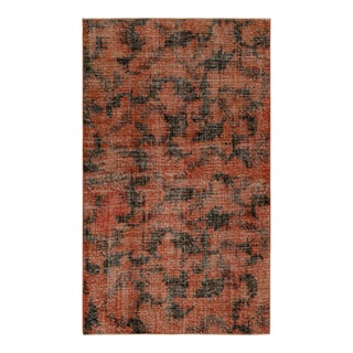 1960s Vintage Zeki Müren Art Deco Rug With Geometric Patterns For Sale