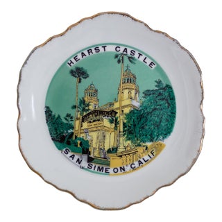 Hearst Castle San Simeon California Decorative Souvenir Plate For Sale