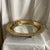 Heavy brass and mirror tray. Display a candle or use as a catchall.