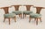 Brown Mid-Century Modern MCM Chairs Attributed to William Billy Haines - Set of Four For Sale - Image 8 of 8