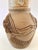 Ceramic Vintage Vase Studio Pottery, Carved Organic Motif, Signed "Moni" For Sale - Image 7 of 13