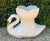Ceramic Hand Painted Glazed Italian Terra Cotta Swan Planter Jardiniere For Sale - Image 7 of 13