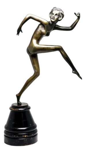 Bronze Dancing Women Figure, 1920s