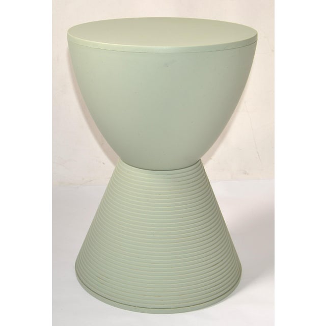 Kartell Vintage Philippe Starck Attributed Prince Aha Stool Kartell Fennel Green Mid-Century Modern For Sale - Image 4 of 12
