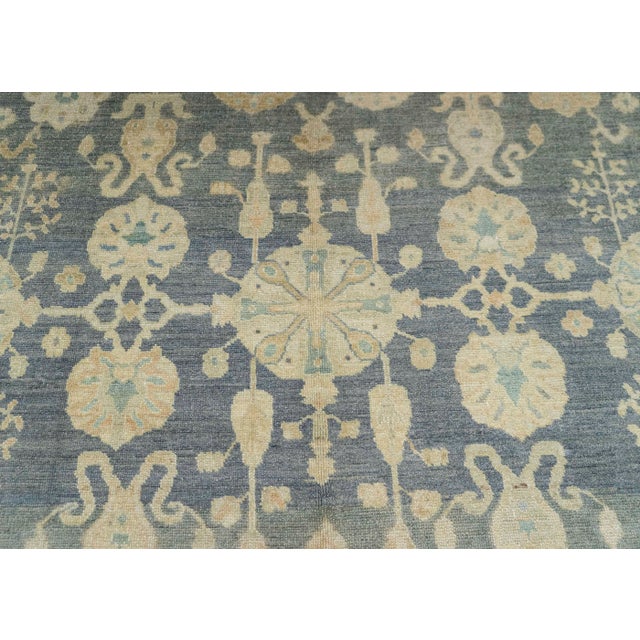Turkish Oushak Antique Look Rug 10'5" x 14'3" #21310 For Sale - Image 4 of 8