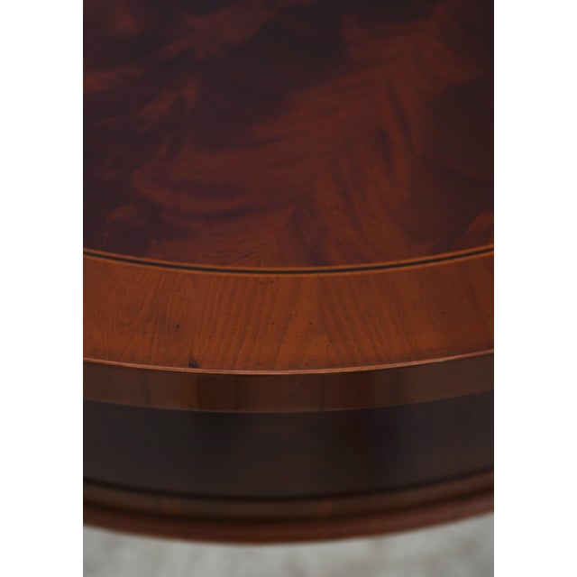 Brown Hekman Flame Mahogany Federal Console Hall Table For Sale - Image 8 of 18
