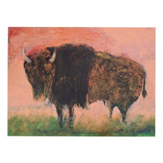 Monika Rossa, Bison, 2026, Oil on Canvas For Sale