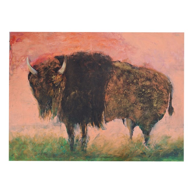 Monika Rossa, Bison, 2026, Oil on Canvas For Sale