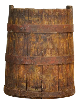 Oak Barrel or Planter, 1920s