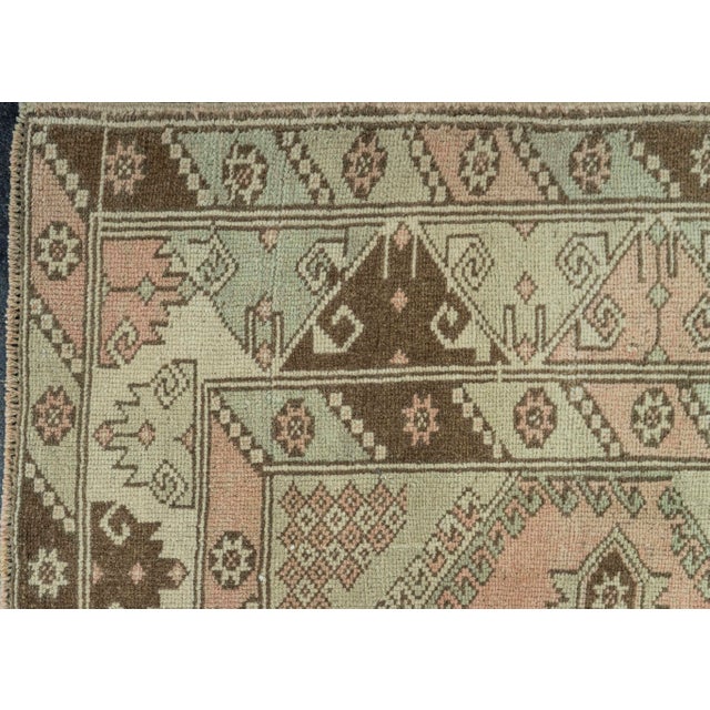 Early 21st Century Turkish Vintage Rug 6'10" x 9'4" #20698 For Sale - Image 5 of 8