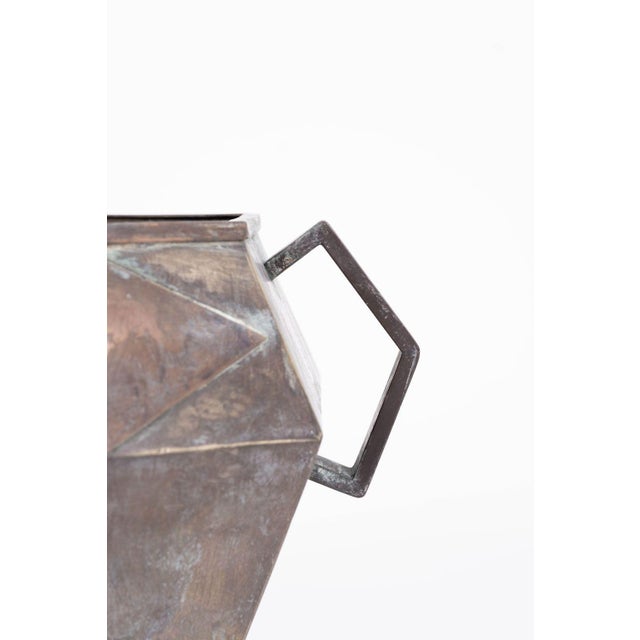 Bronze French Polygon-Shaped Jardinière For Sale In Houston - Image 6 of 10
