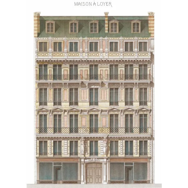 Maison a Loyer Pillow For Sale - Image 4 of 4