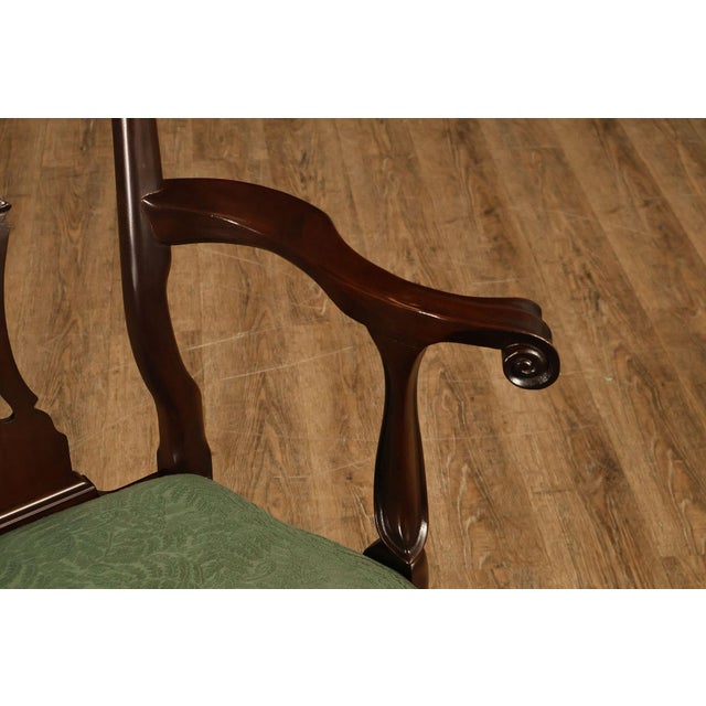 Henredon 'Rittenhouse Square' Set of Six Mahogany Dining Chairs For Sale In Philadelphia - Image 6 of 18