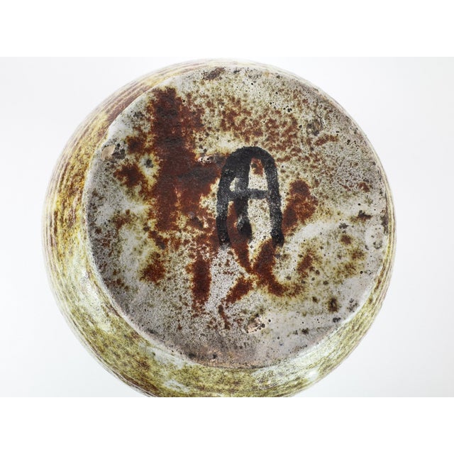 Large Accolay Ceramic Flower Frog Vase (Pique Fleurs), France, c.1960s For Sale - Image 11 of 12