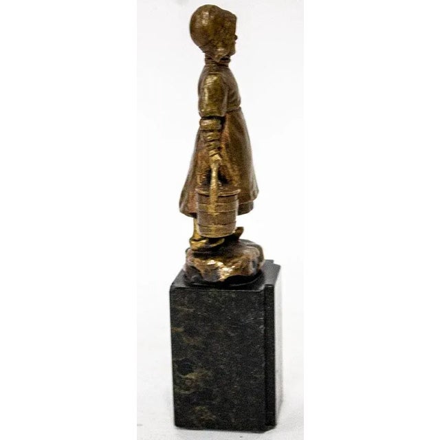 Victor Seifert (German, 1870-1953) Art Nouveau Bronze, "Trinkender Frauenakt" Gladenbeck Foundry For Sale - Image 4 of 7