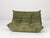 Postmodern Olive Togo 2-Seater Sofa by Michel Ducaroy for Ligne Roset, 2019 For Sale - Image 3 of 12