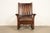 A gorgeous antique Mission or Arts & Crafts period quarter sawn oak rocking chair By Gustav Stickley USA, Circa 1910...