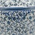 Handmade Ceramic Vase (20cm) – Blue and White Golden Horn Halic Pattern – Spiral Scrolls Design For Sale - Image 4 of 9