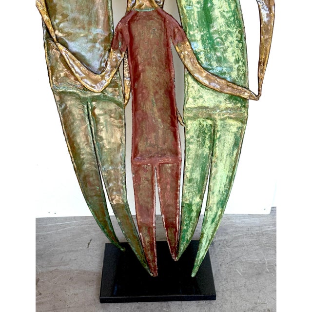 Monumental “The Guy Fawkes Family” Patinated Bronze Sculpture by A. Souer For Sale - Image 13 of 18