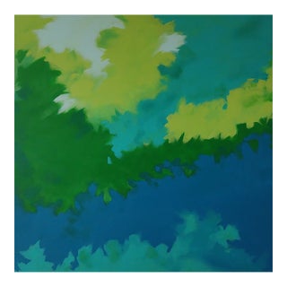 Robert Castillo Original Contemporary Abstract Acrylic Painting, 40" X 40", 2026 For Sale