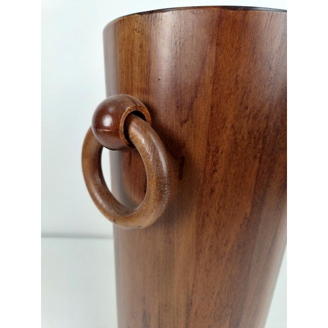 Vintage Wooden Cylinder Umbrella Stand, 1960s For Sale - Image 6 of 8