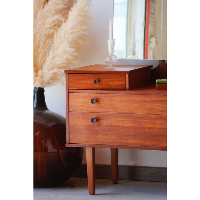 Mid-Century Modern Mid-Century Scandinavian Teak Dressing Table from Avalon, 1960s For Sale - Image 3 of 18