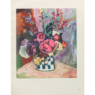 1950 After Henri Matisse "Vase of Flowers", German Edition Offset Lithograph For Sale